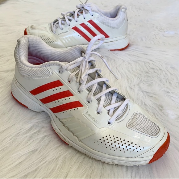 adidas barricade white
